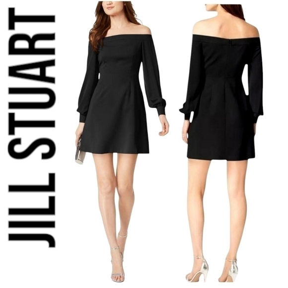 Anthropologie Dresses & Skirts - ANTHROPOLOGIE, JILL JILL STUART, BLACK , LONG SLEEVE MINI DRESS NWT SIZE 8